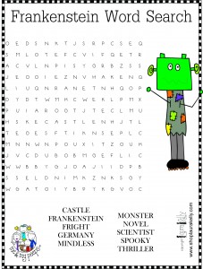 Frankenstein Fun Facts and Crafts -It's a Round Up - Laura Kelly's Inklings