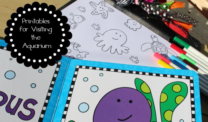 Family Travel Printables for Visiting the Aquarium - Laura Kelly's Inklings