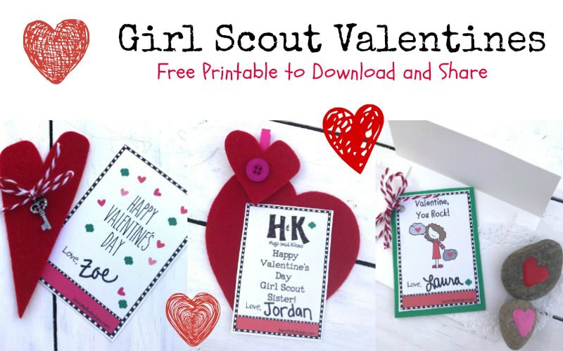 Girl Scout Valentines - Laura Kelly's Inklings