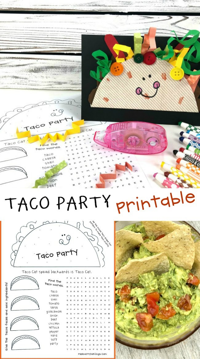 Family Taco Printable Party - Laura Kelly's Inklings